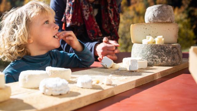 Dégustation De Fromage De Chèvre