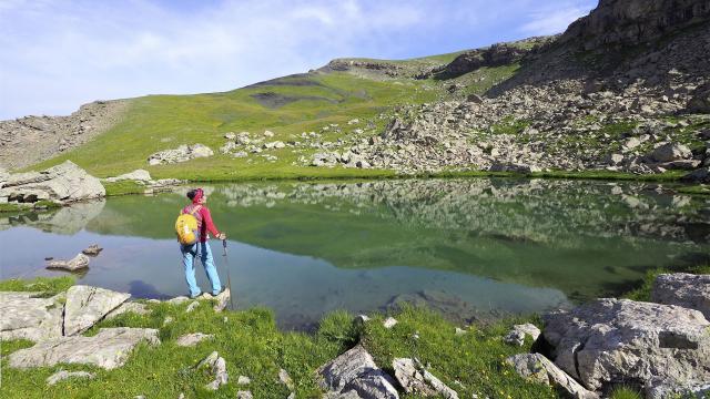 ©g Vallot Réotier Rando Pinfol Lac Du Laus