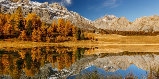 Lac Miroir Automne Ceillac