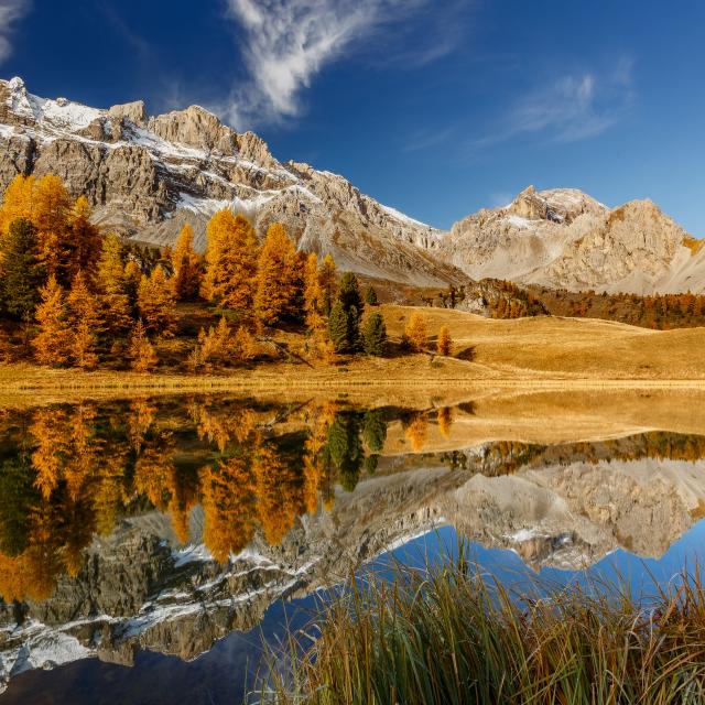 Lac Miroir Automne Ceillac