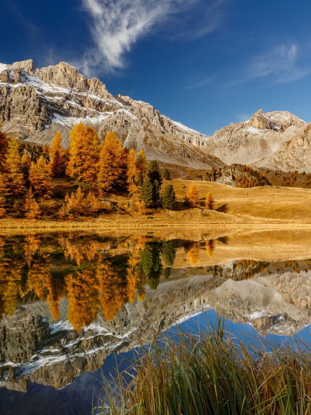 Lac Miroir Automne Ceillac