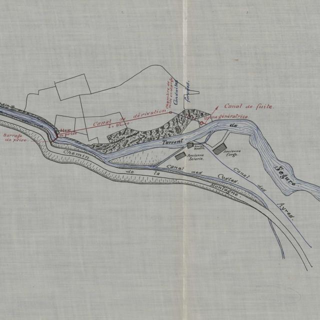 Centrale électrique de Ségure - 1914