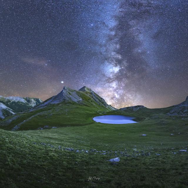 Lac De Souliers Sous La Voie Lactee