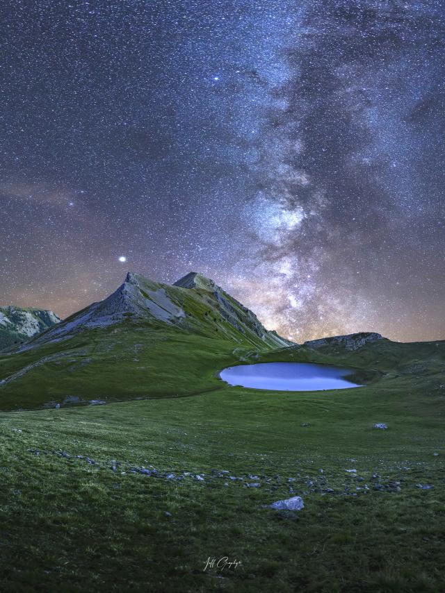 Lac De Souliers Sous La Voie Lactee