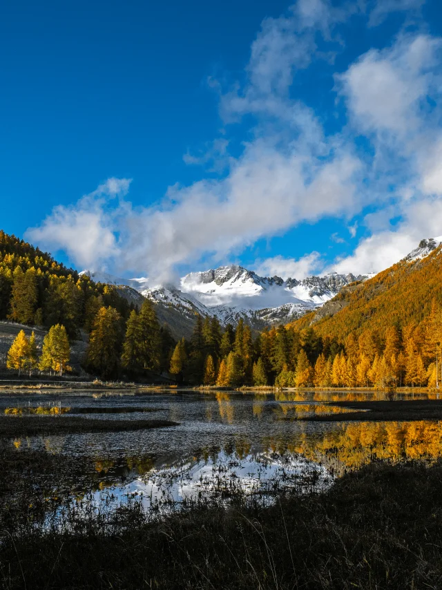 Lac de Roue à l'automne