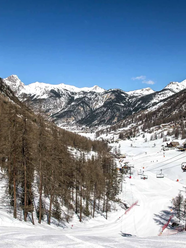 Vue Station Village Ceillac Queyras