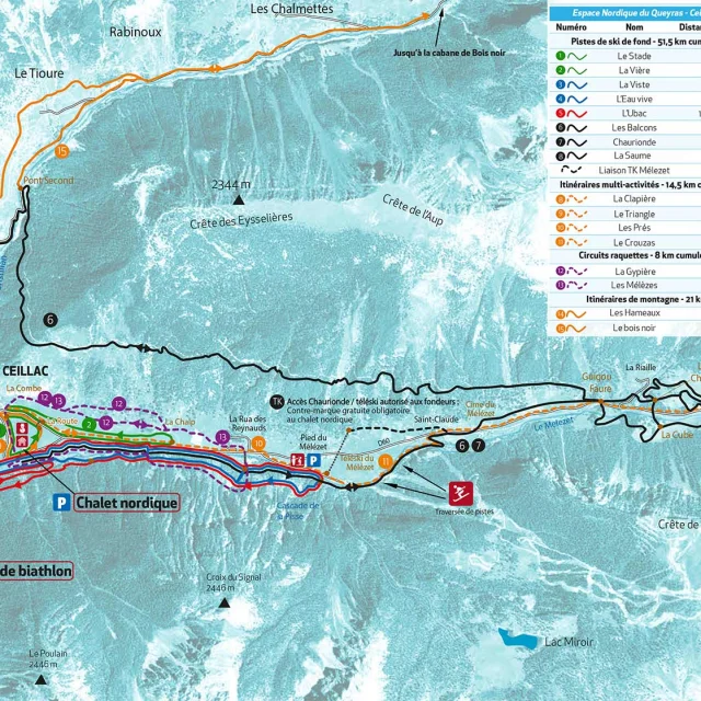 Plan Ceillac Nordic 2025