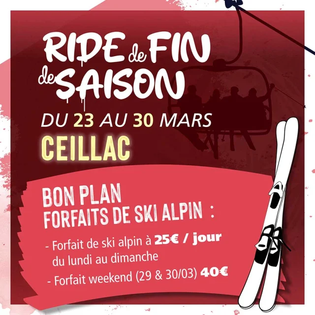 Ride Fin De Saison Bons Plans