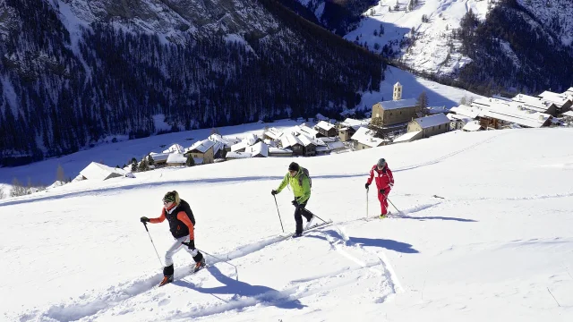 St Veran Village Hiver