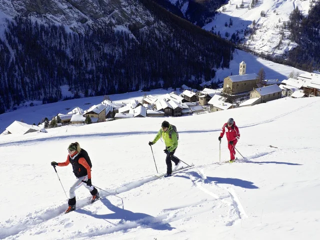 St Veran Village Hiver