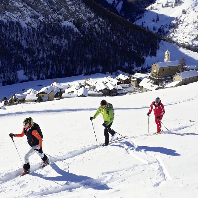 St Veran Village Hiver