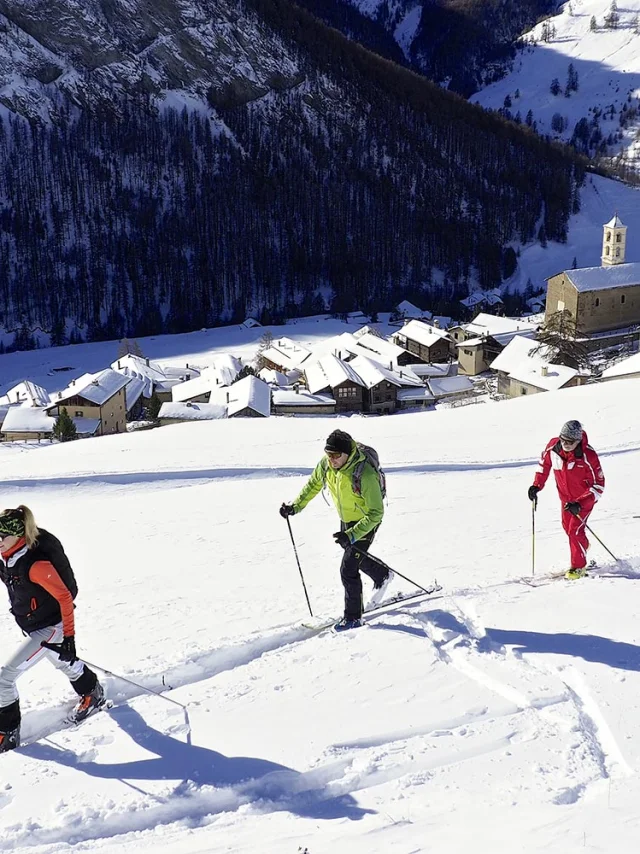 St Veran Village Hiver