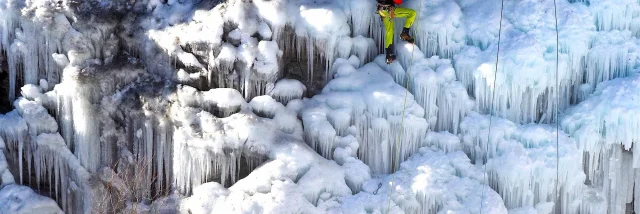 Cascade De Glace Alpinisme Glace